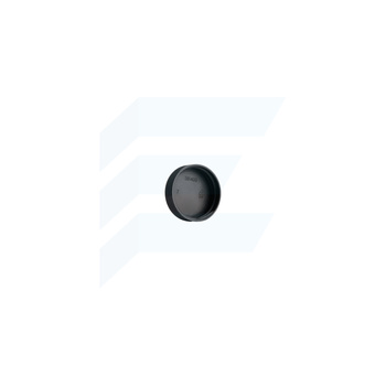 Nakrętka PP czarna 38/400 ryflowana z wkładką indukcyjną