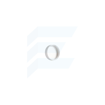 Nakrętka PP biała 38/400 ryflowana z wkładką indukcyjną