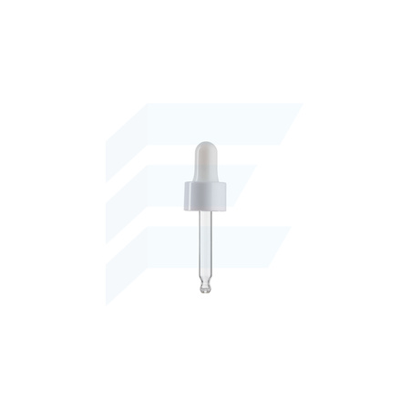 Pipeta szklana 18/410 10 ml biało-biała