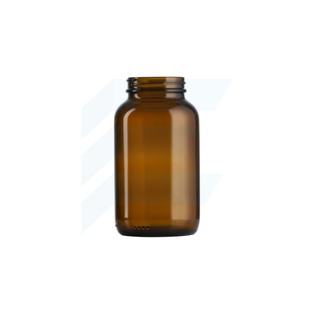 Słoik szklany brązowy Pharma 400 ml 45/R3