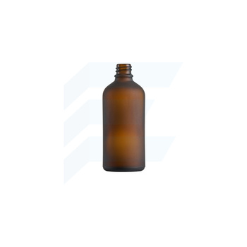 Butelka szklana 100 ml brązowa 18/415 matowa