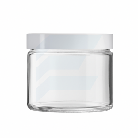 Słoik szklany bezbarwny 250 ml z nakrętką UREA białą