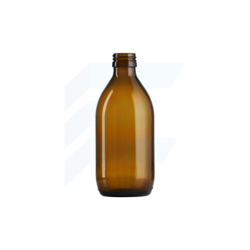 Butelka szklana 300 ml brązowa PP28
