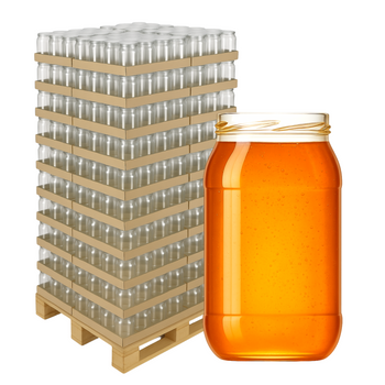 Słoik Szklany 900 ml Bezbarwny TO82 Do Miodu i Przetworów -1320szt - PALETA