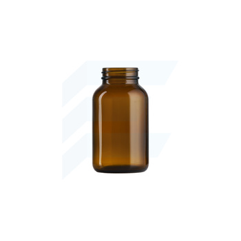 Słoik szklany brązowy Pharma 250 ml 45/R3