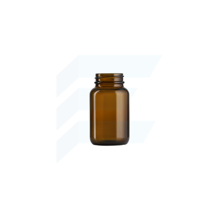 Słoik szklany brązowy Pharma 100 ml 38/R3