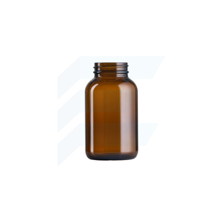 Słoik szklany brązowy Pharma 250 ml 45/R3