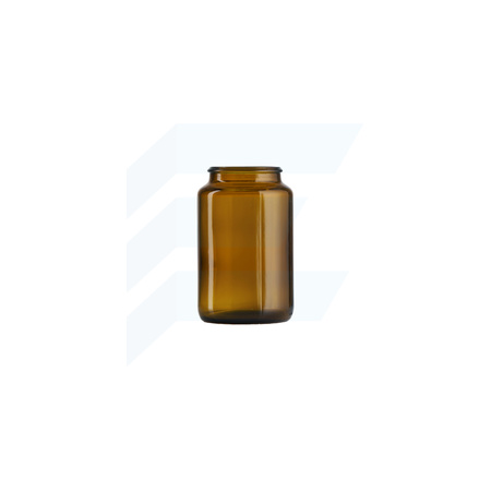 Słoik szklany brązowy 125 ml Pharma Jar Snap On 42