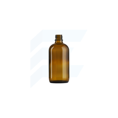 Butelka szklana 120 ml brązowa 18/415