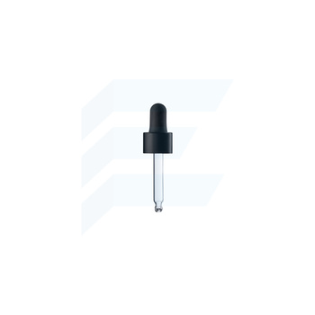 Pipeta szklana 18/410 10 ml czarno-czarna