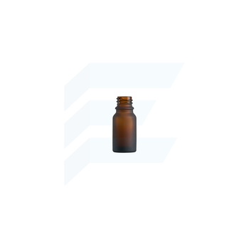 Butelka szklana 10 ml brązowa 18/415 matowa