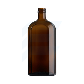 Butelka szklana 500 ml brązowa PP28 Meplat