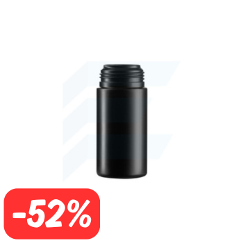 Butelka PE-HD 100 ml czarna 43/400