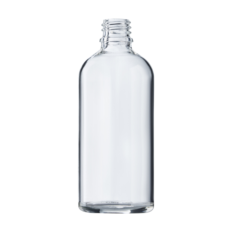 Butelka szklana 100 ml bezbarwna 18/415
