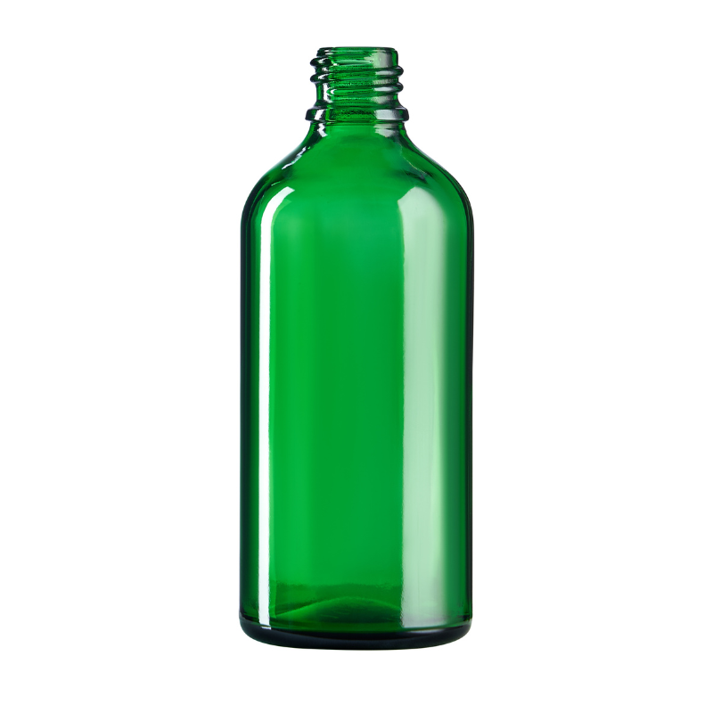 Butelka szklana 100 ml zielona 18/415