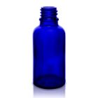 Butelka szklana 30 ml niebieska DIN18